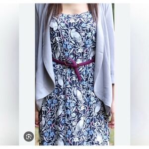 Old Navy Women Dress Size Small White Blue Pink Floral